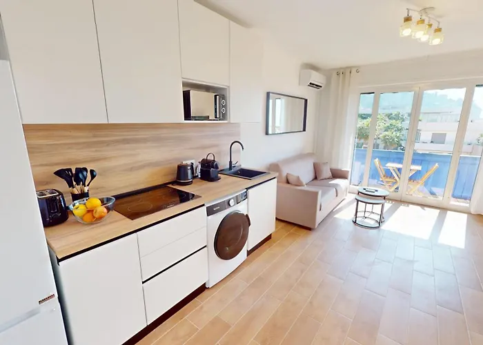 Appartement Superbe Climatisé Entièrement Rénové Au 5ème Et Dernier étage Sur Le Bord De De Menton